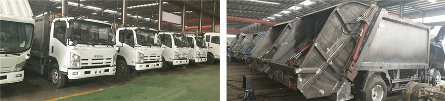 ISUZU Brand 7CBM Compactor Garbage Truck