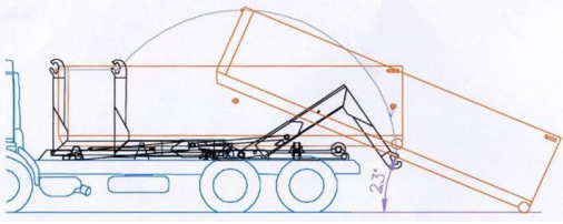 Foton 12 Tons Hooklift Truck