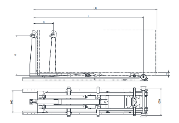 8 sets of hooklift assemblies delivered to Mongolian customers